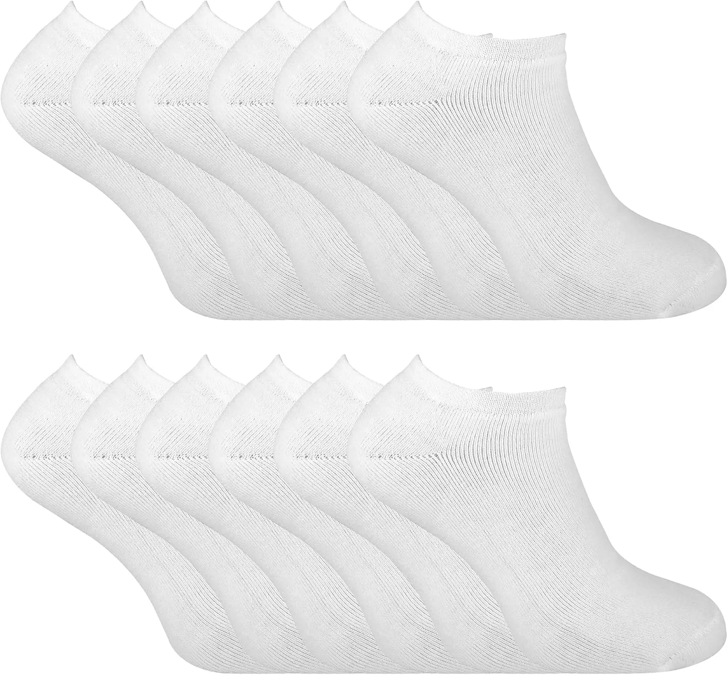 12 Pack Mens Ankle Thermal Sneaker Socks for Winter