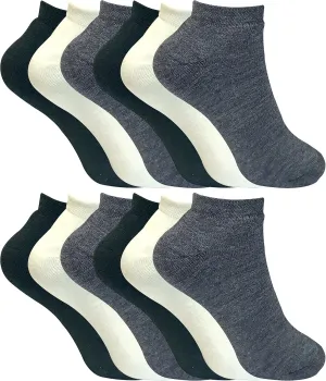 12 Pair Womens Winter Ankle Thick Thermal Sneaker Socks