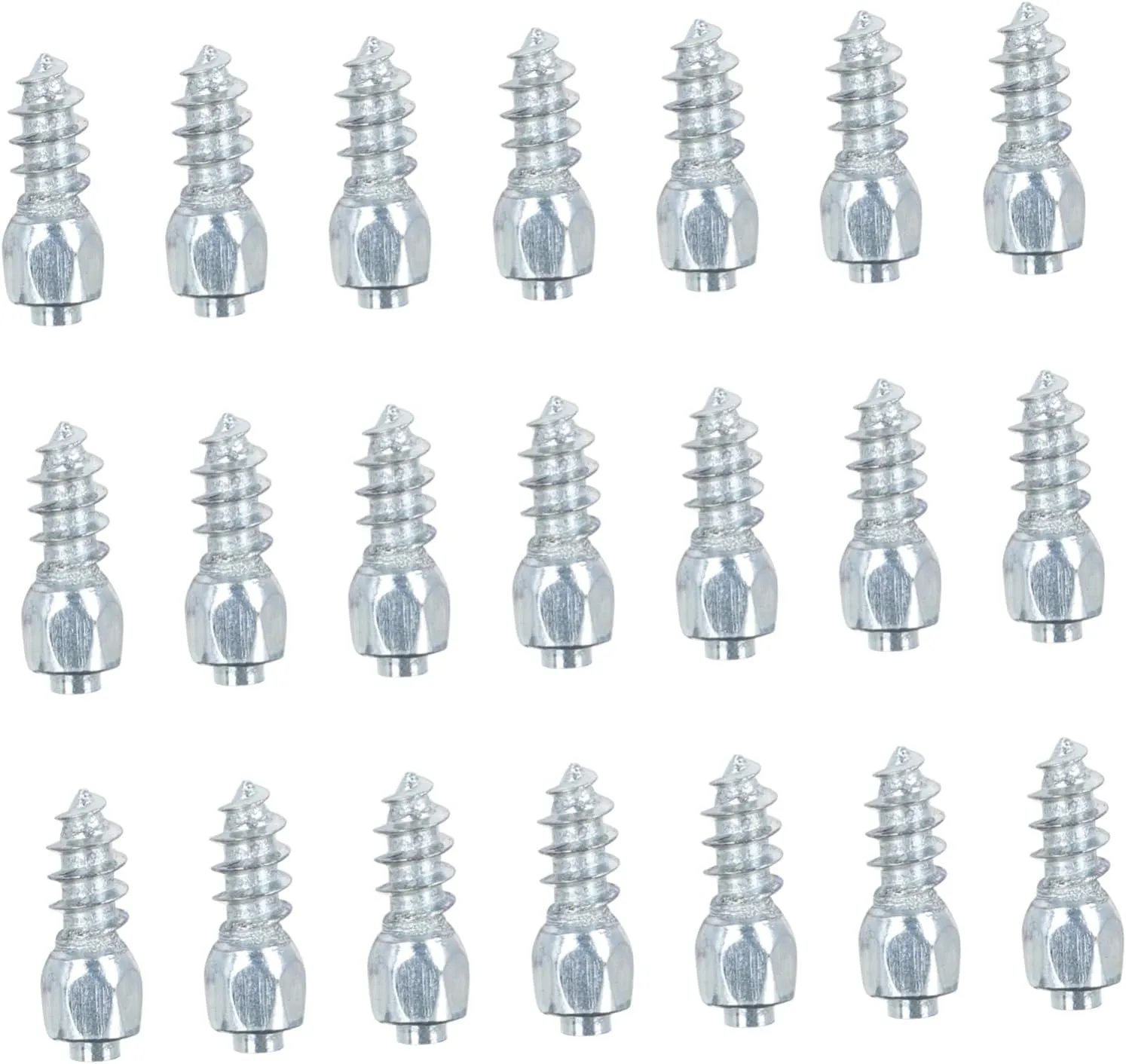 1set Tire Studs Tire Spikes Snow Tire Screws Studs for Tires Bike Tires Screw Studs for Car Bike Anti-Slip Studs Winter Wheel Spikes Winter Boot Spikes Tires Studs Silver 100pcs