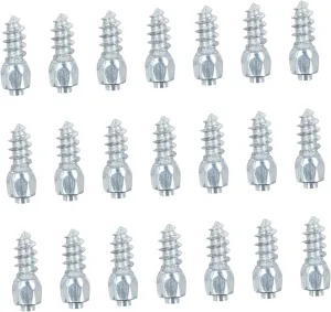 1set Tire Studs Tire Spikes Snow Tire Screws Studs for Tires Bike Tires Screw Studs for Car Bike Anti-Slip Studs Winter Wheel Spikes Winter Boot Spikes Tires Studs Silver 100pcs