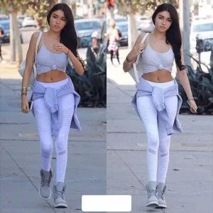 2019 Moto Design Leather-like Varnish Mesh Panels Leggings Hiney Trainer™