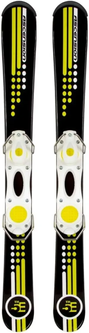 5th Element 99cm Ski Blades, Ski Boards, Snowblades | Adjustable Non-Release Bindings -Twin Tip Freestyle Mini Skis Short Skis - for Tricks, All Mountain