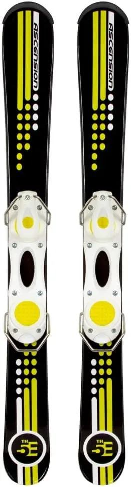 5th Element 99cm Ski Blades, Ski Boards, Snowblades | Adjustable Non-Release Bindings -Twin Tip Freestyle Mini Skis Short Skis - for Tricks, All Mountain