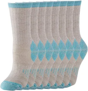70% Merino Wool Women Crew Socks - Hiking Outdoor Athletic Thermal Thickening Cushion …