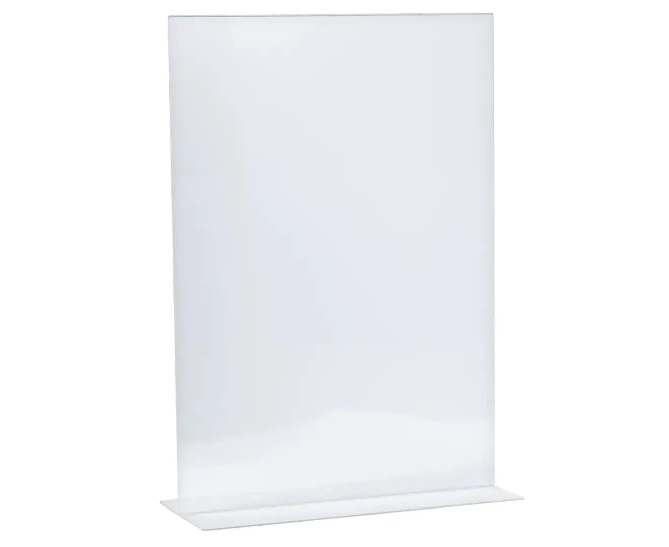 A4 Double Sided T-Shape Sign Holder Display Stand Menu Paper W210 x D85 x H297mm