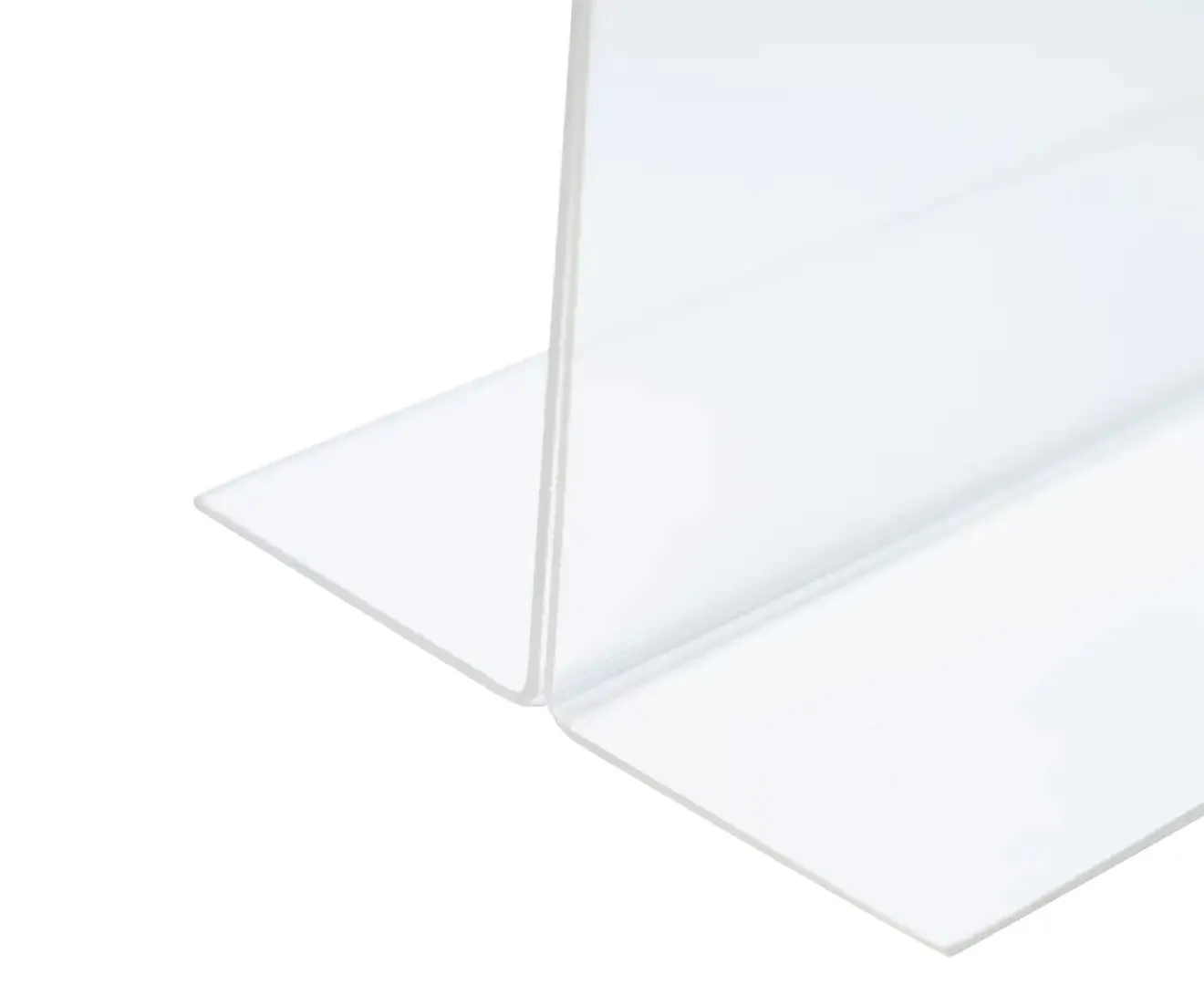 A4 Double Sided T-Shape Sign Holder Display Stand Menu Paper W210 x D85 x H297mm