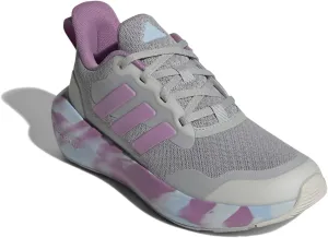 adidas Fortarun 2.0 Sneaker, Grey/Preloved Purple/Grey, 5 US Unisex Big Kid