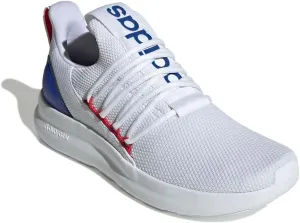 adidas Men's Lite Racer Adapt 7.0 Sneaker, White/Better Scarlet/Lucid Blue, 10