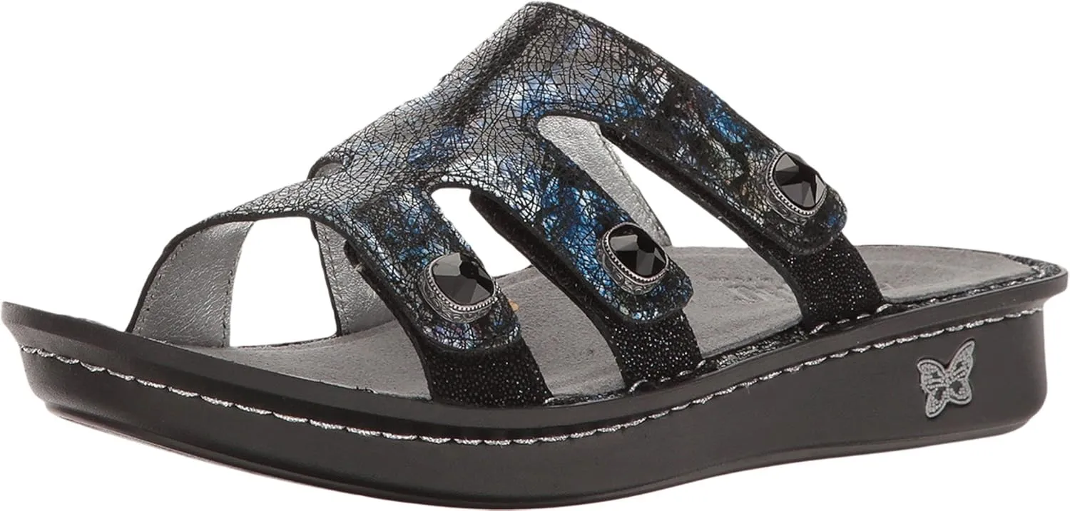 Alegria Venice Womens Sandal Quarry Crackle 6 M US