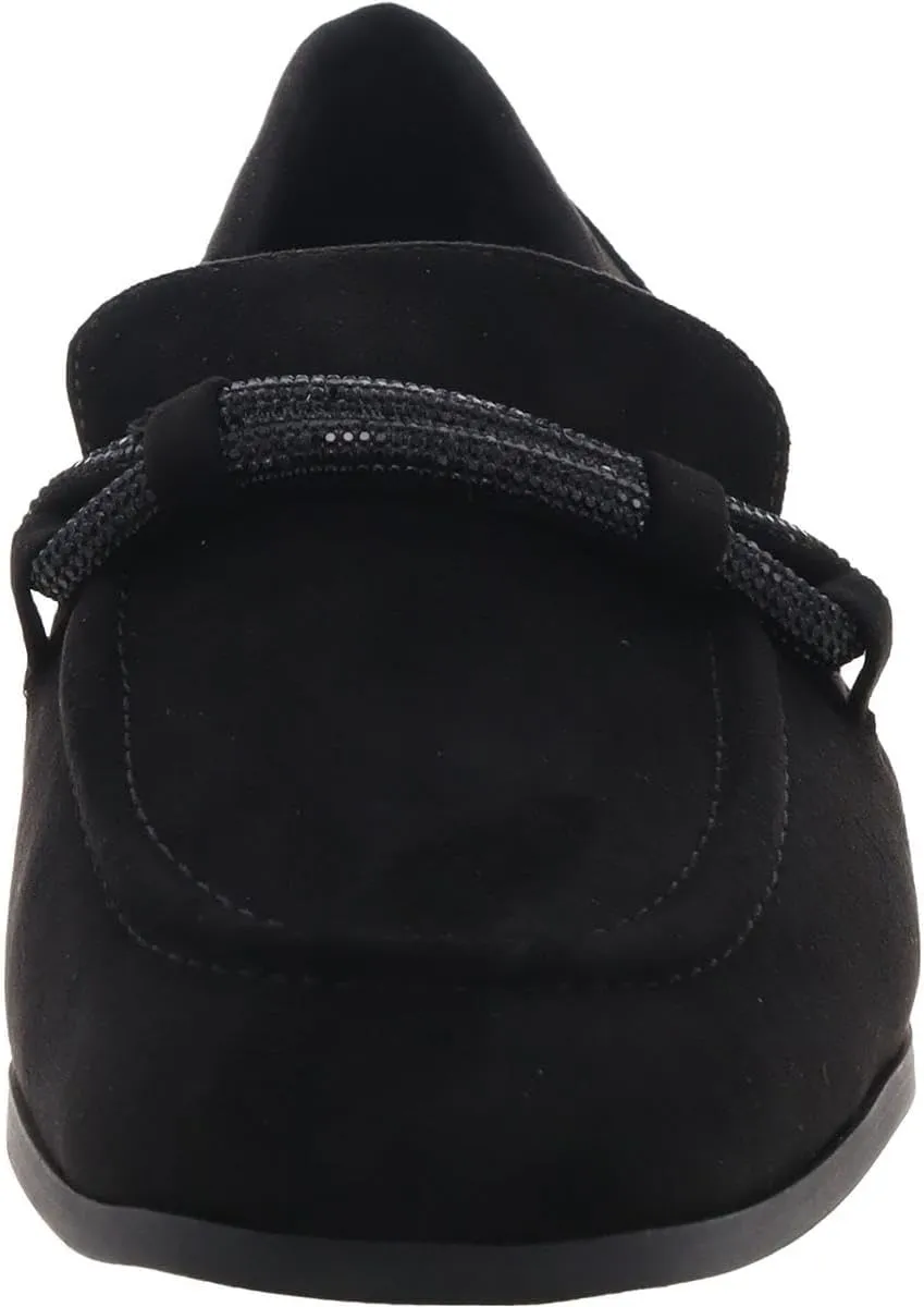 Anne Klein Womens Bowery Suede Flat Loafers