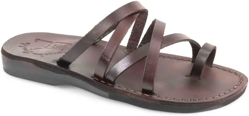 Ariel - Leather Cross Strap Sandal - Womens Sandals