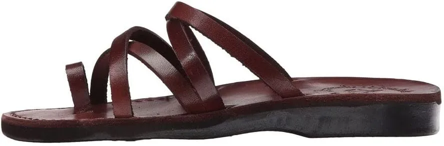 Ariel - Leather Cross Strap Sandal - Womens Sandals
