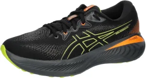 ASICS Men's Running Shoes Sneaker, Black Neon Lime, 11