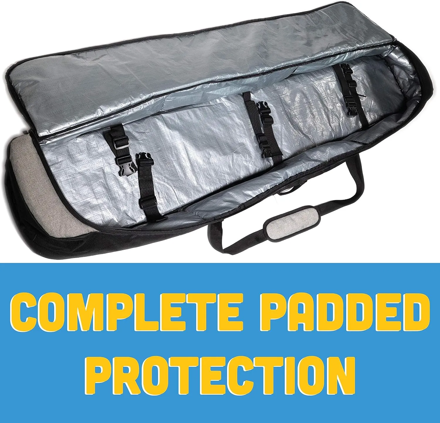 Athletico Peak Snowboard Bag - Padded Snowboard Travel Bag for Air Travel Carries Snow Board Gear Including Snowboarding Boots, Goggles, Etc for Flying