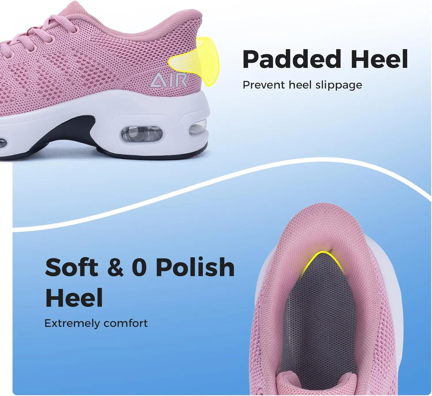 Autper Womens Running Shoes Slip on Tennis Athletic Walking Shoes Lightweight Comfortable Gym Workout Jogging Sport Sneakers US 6-11