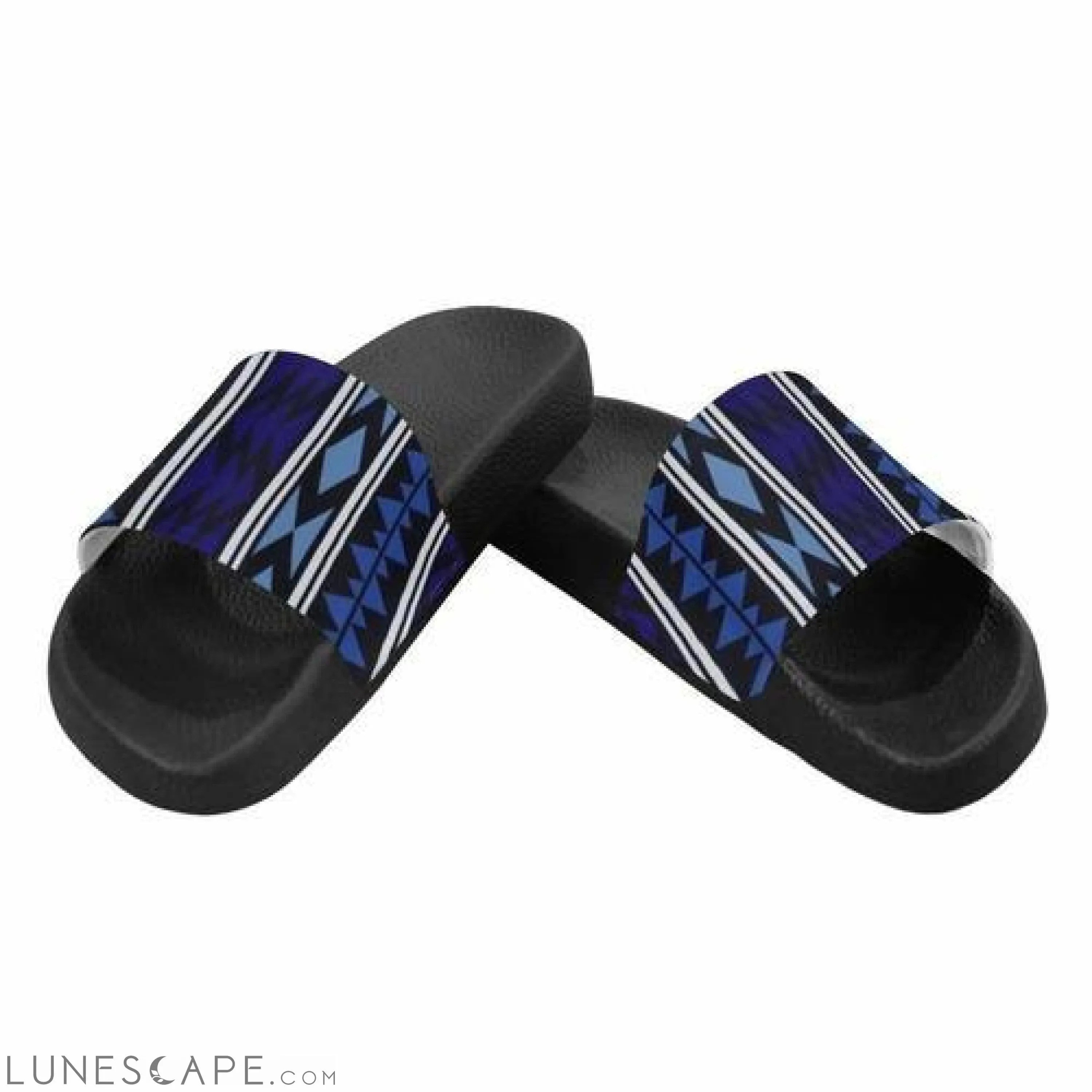 Aztec Beach Slides - Blue