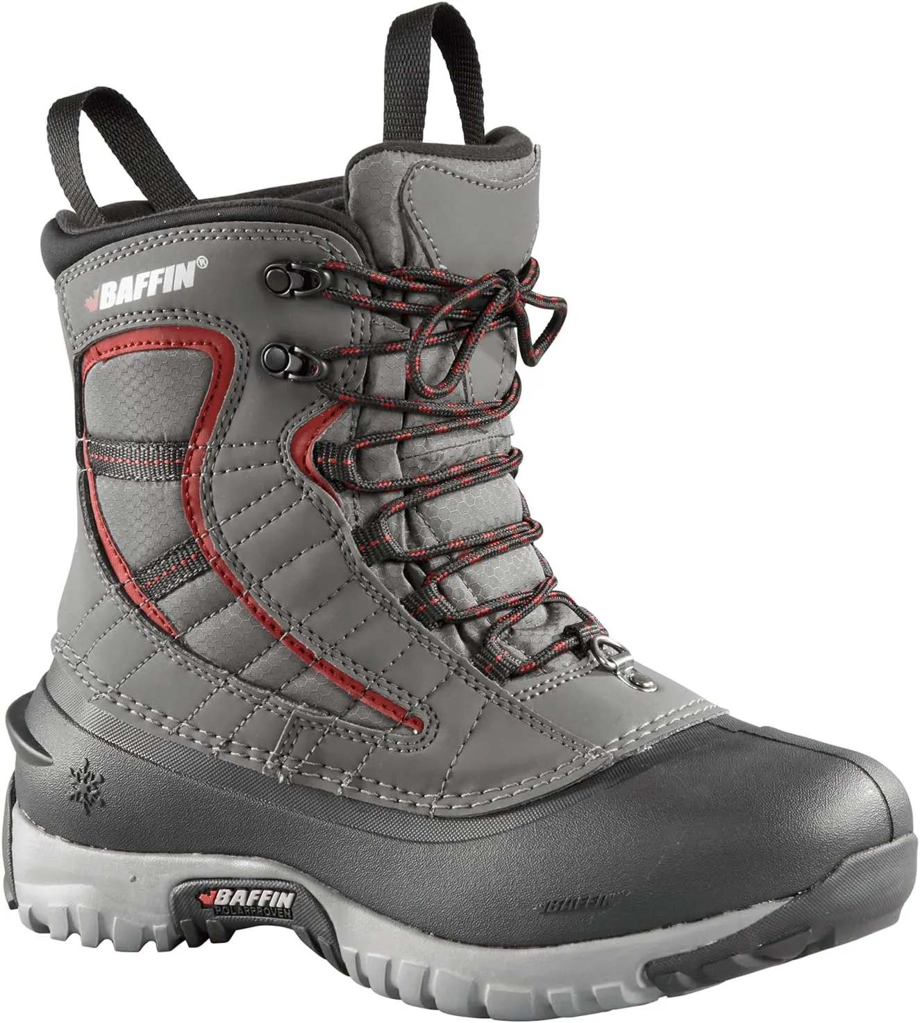 Baffin Women's SAGE Waterproof Insulated Slip-Resistant Mid-Height Snowshoe Compatible Winter Sports Snow Boots, Tundra Rated
