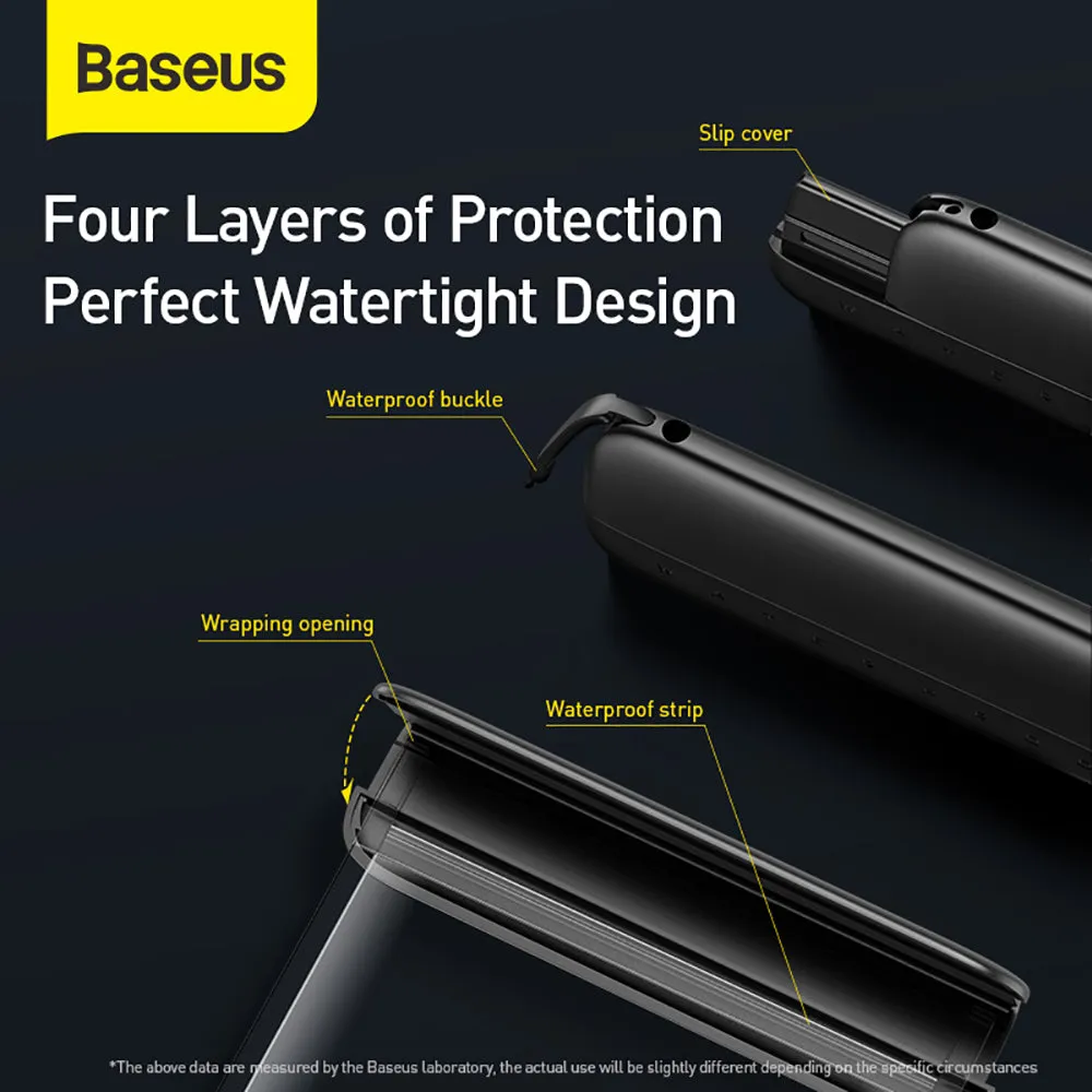 Baseus AquaGlide Waterproof Slide Pouch - Starry Black