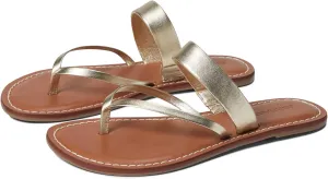 Bernardo Leia - Flats for Women - Leather Upper - Lightly Padded Insole - Open Toe - Man-Made Outsole