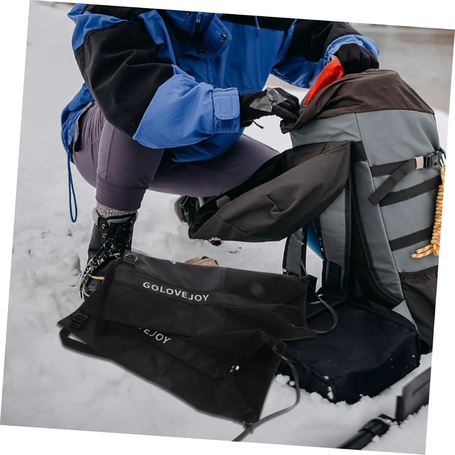BESPORTBLE Camping Leg Cover Boot Snow Waterproof Leg Gaiters Hiking Legging Covers Outdoor Gaiters for Hiking