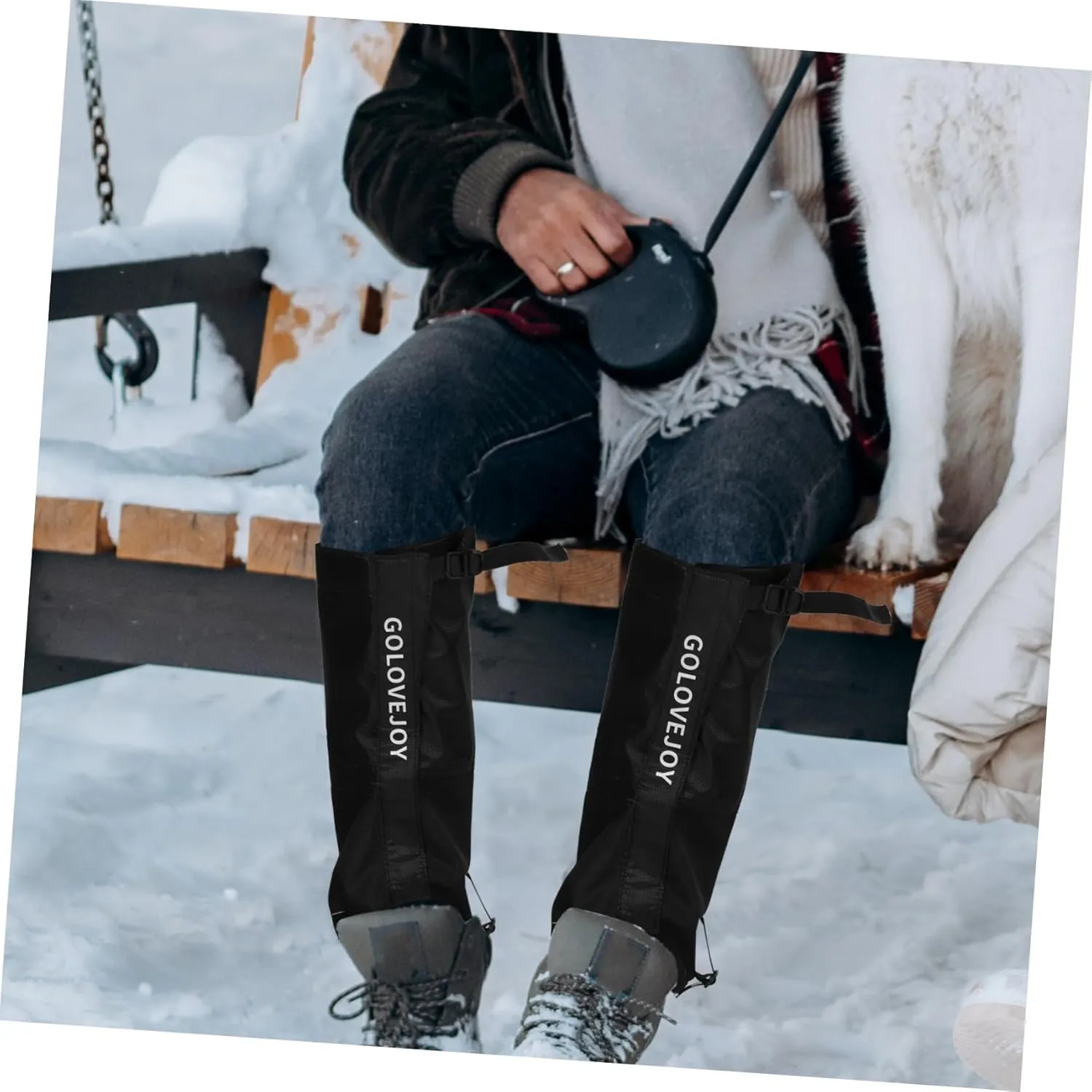 BESPORTBLE Camping Leg Cover Boot Snow Waterproof Leg Gaiters Hiking Legging Covers Outdoor Gaiters for Hiking