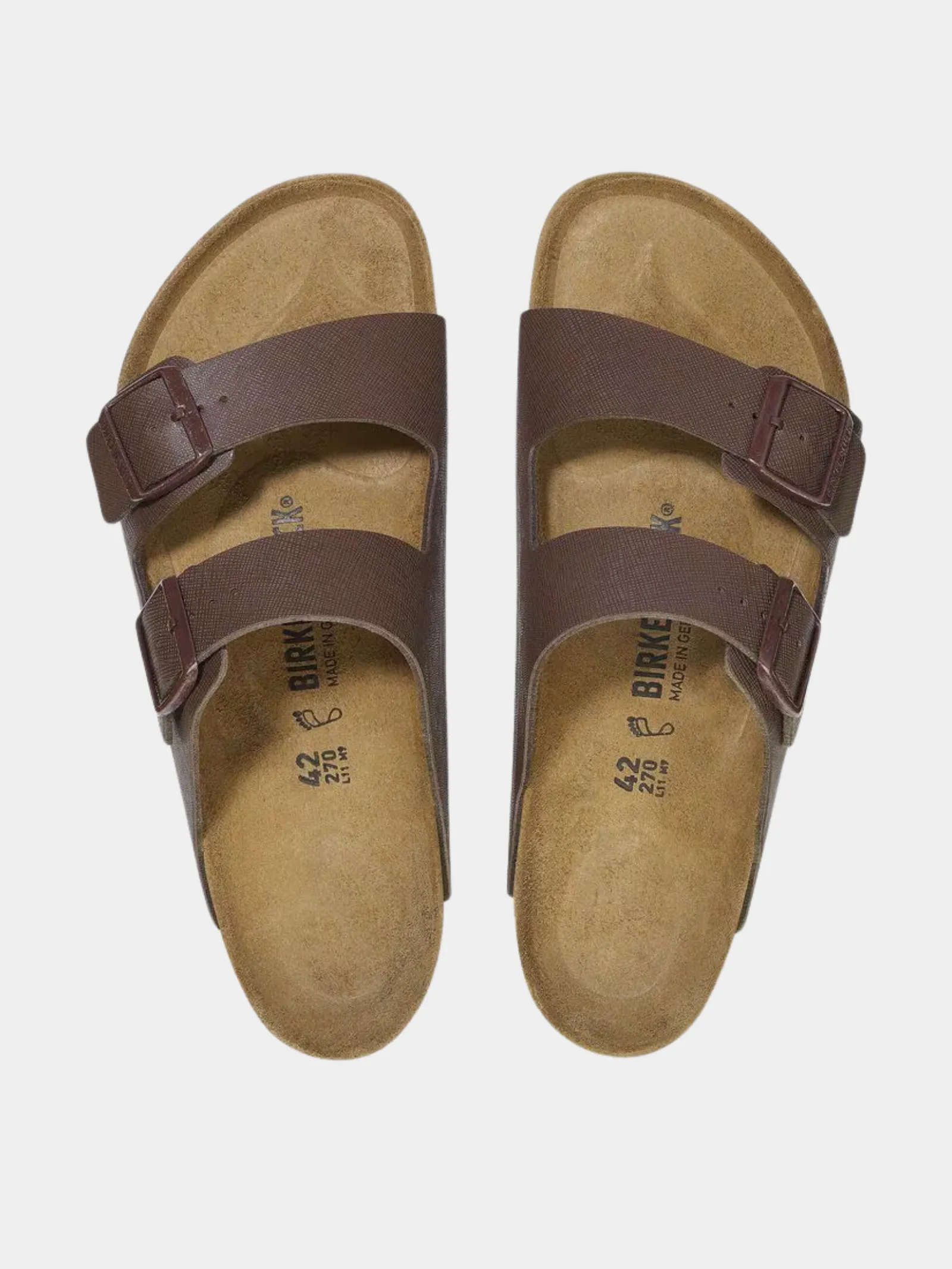 Birkenstock Arizona Saffiano Roast