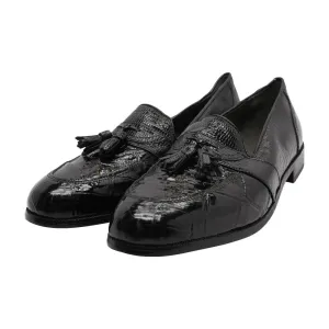 Black Leather Loafer Dress Shoes
