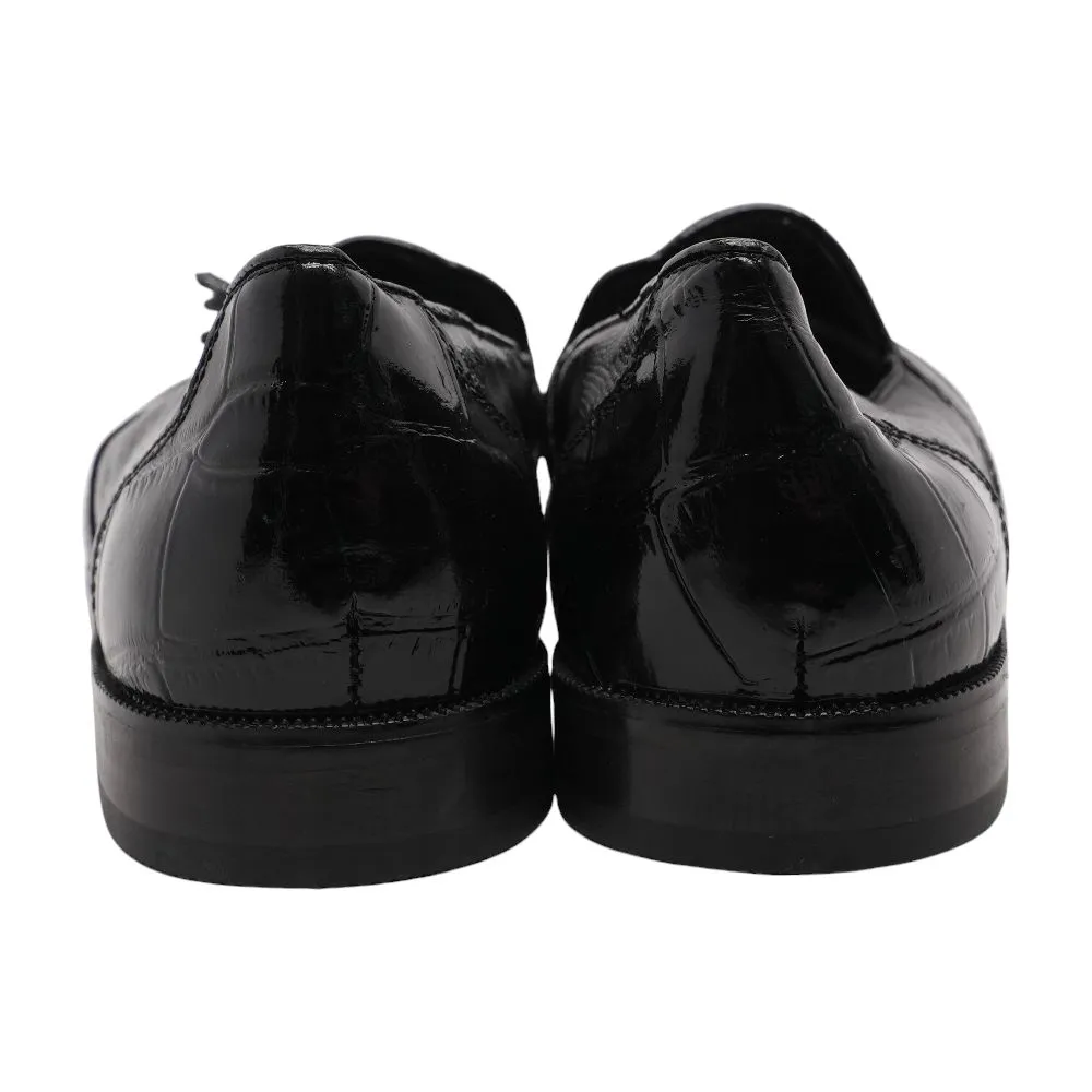 Black Leather Loafer Dress Shoes