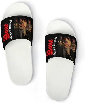Bone Band Thugs Music N Rap Harmony PVC Home Slippers Womans Man Slipper Non Slip Lightweight Open Toe Beach Breathable Shoes Quick Drying Sandal