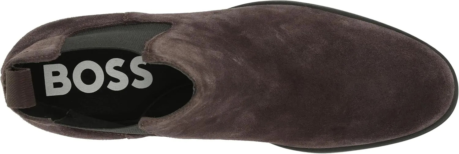 BOSS Men's Colby Suede Leather Chelsea Boot Hiking Shoe