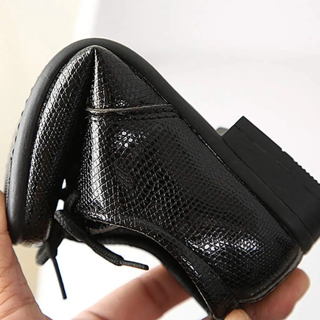 Boys Girls Dress Shoes Loafer Wedding Shoes Classic Lace-Up Oxford Casual Dress Formal Shoes for Tennis Shoes for Girls