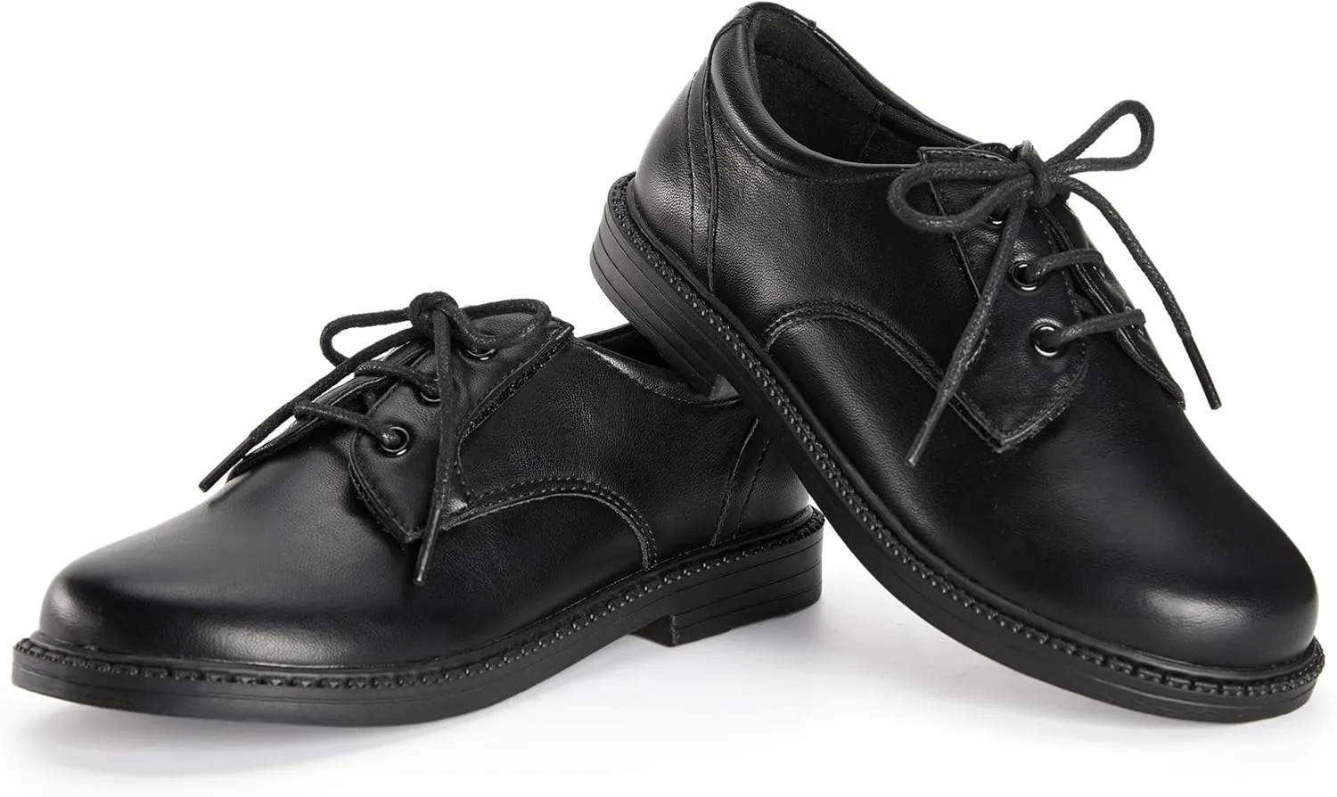 Boys Girls Dress Shoes Toddler Little Big Kid Oxford Shoes PU Leather School Uniform Wedding Loafer Flats White Black Brown Lace-Up Casual Comfort Classic Formal Slip-On Walking Outdoor Party