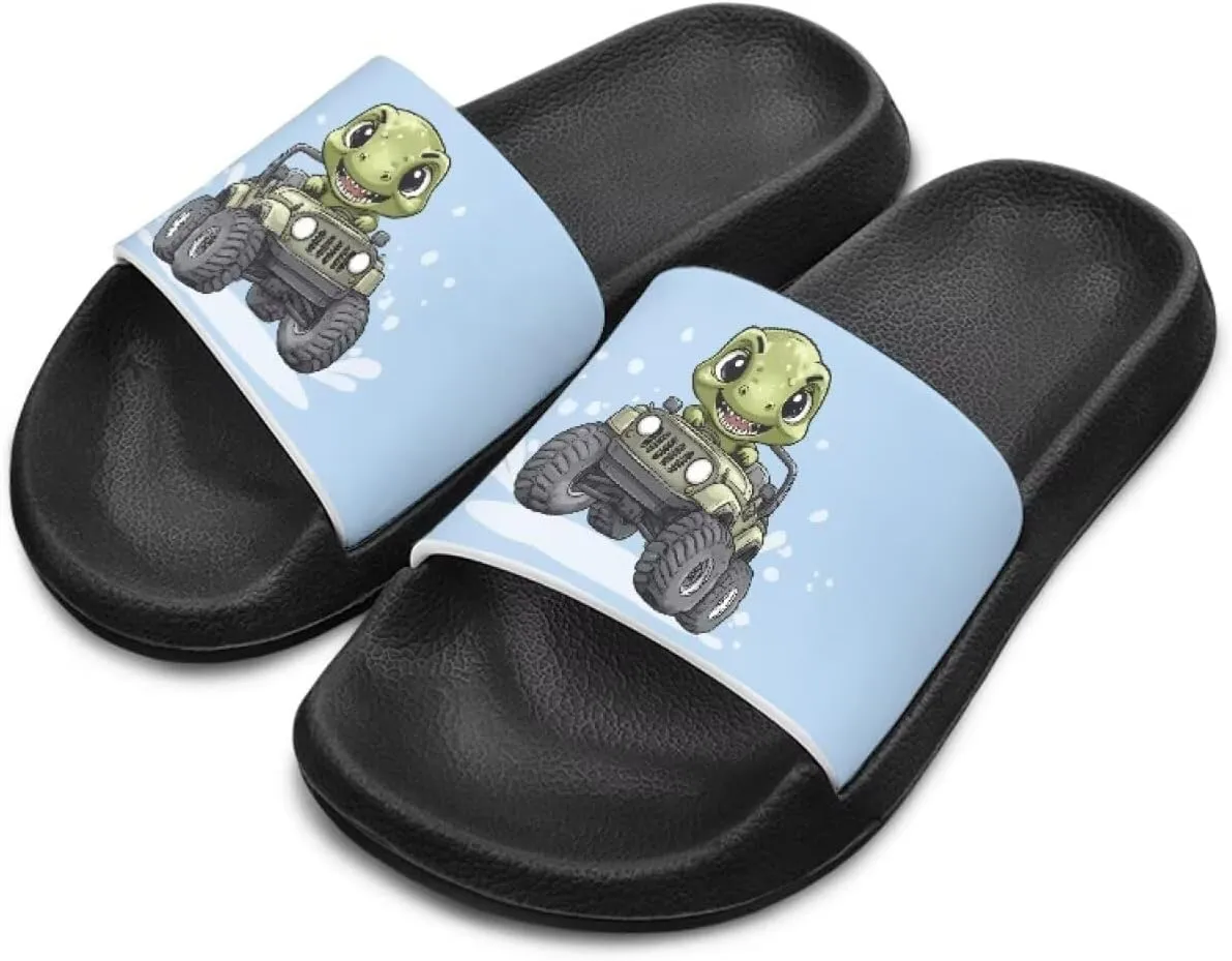 Boys House Slippers Everyday Non-slip Slide Sandals Comfortable Bathroom Shower Shoes Kids Beach Sandal