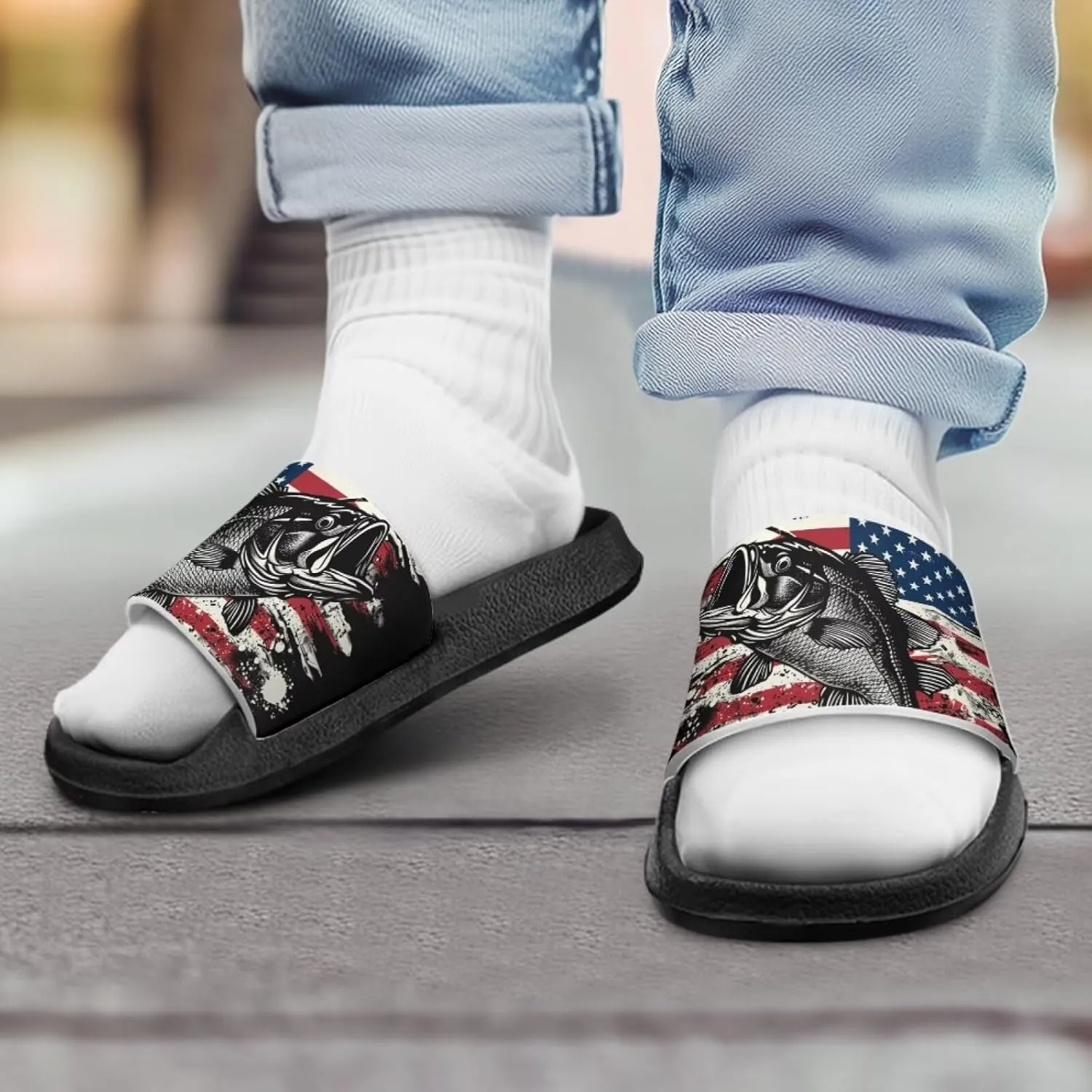 Boys House Slippers Everyday Non-slip Slide Sandals Comfortable Bathroom Shower Shoes Kids Beach Sandal