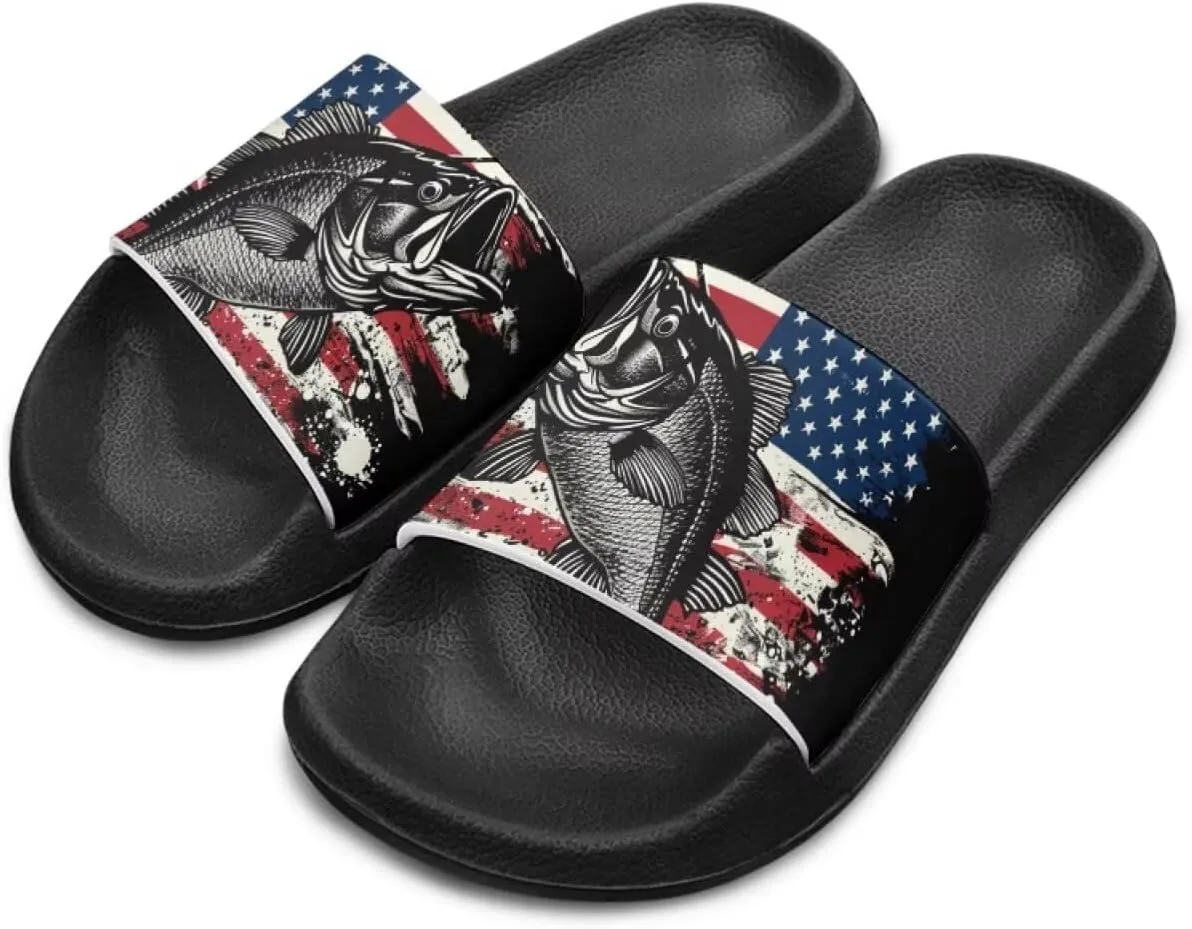 Boys House Slippers Everyday Non-slip Slide Sandals Comfortable Bathroom Shower Shoes Kids Beach Sandal