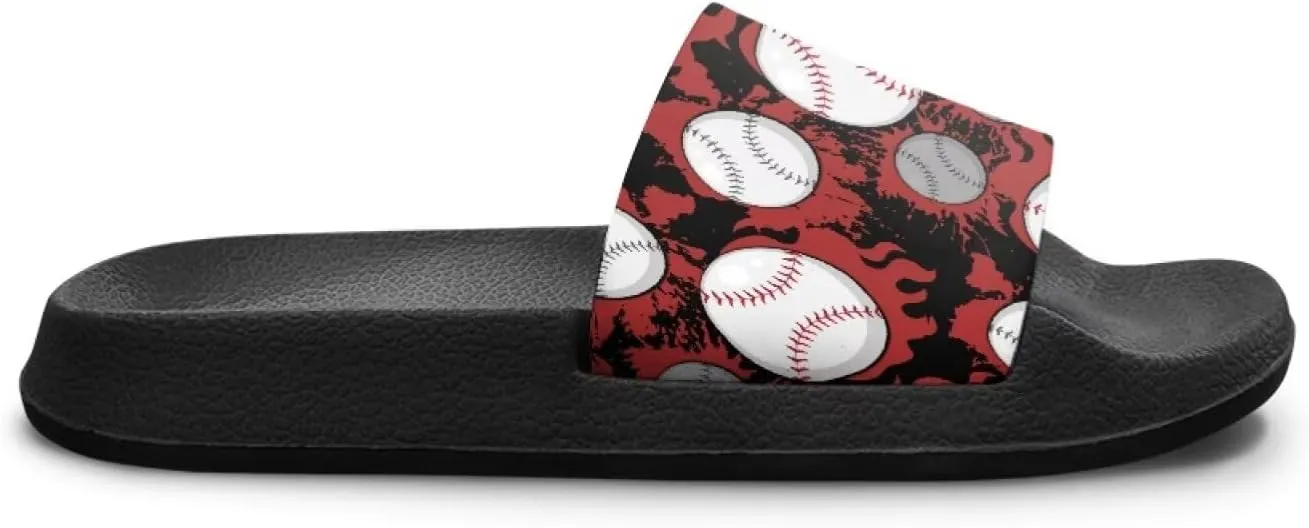 Boys Slide Sandals Non Slip Summer House Slippers Kids Slip-on Flip Flops Cusual Beach Sandal