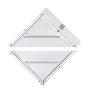 Brady 60142 Slide-in Placard Holder, Split Frame, Brite Mill Finish with Easy-Off Feature
