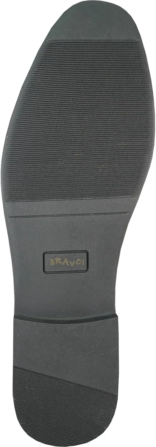bravo! Men Dress Shoe Prom Slip-on Loafer Lace-up Oxford Cap Toe Metallic Glitter for Wedding Prom Black Blue Green Gold Pink Pewter Purple Silver Red