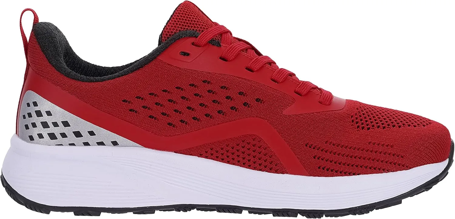 BRONAX Men's Wide Cushioned Supportive Road Running Shoes | Wide Toe Box | Rubber Outsole