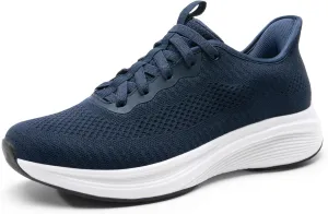 Bruno Marc Men's Hands Free Slip-on Walking Shoes Casual Breathable Comfortable Knit Sneaker