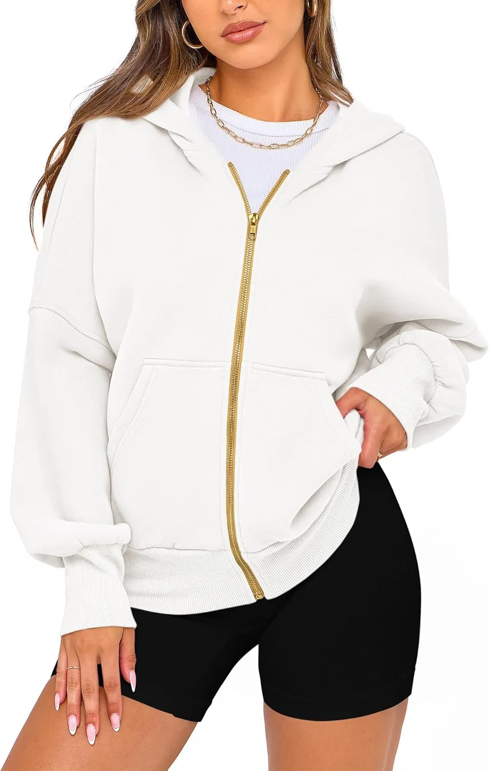 BTFBM Womens Zip Up Hoodies Long Sleeve Fashion Sweatshirt Fleece Y2K Hooded Jacket 2025 Trendy Fall Spring Clothes