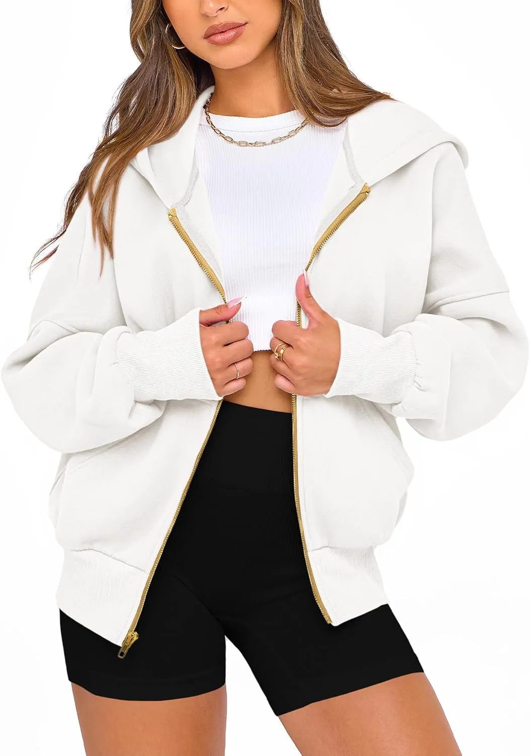 BTFBM Womens Zip Up Hoodies Long Sleeve Fashion Sweatshirt Fleece Y2K Hooded Jacket 2025 Trendy Fall Spring Clothes