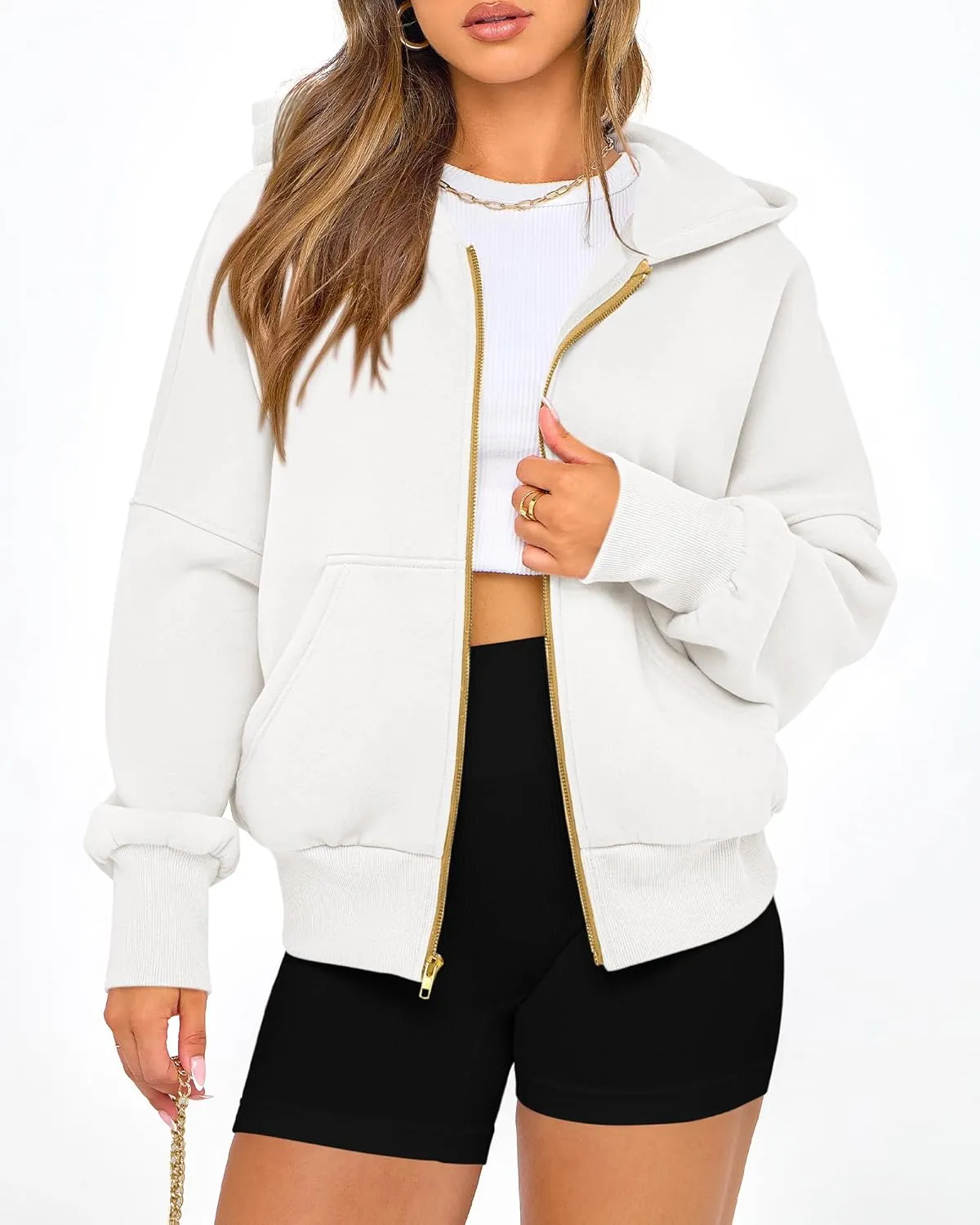 BTFBM Womens Zip Up Hoodies Long Sleeve Fashion Sweatshirt Fleece Y2K Hooded Jacket 2025 Trendy Fall Spring Clothes