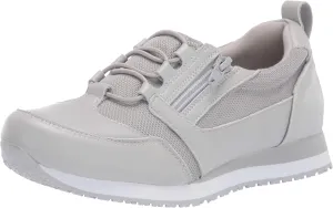 by Easy Street womens Mckinley Clog, Grey Leather/Mesh, 8.5 US