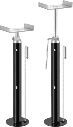 BYERN AUTO RV Slide Out Support Jacks-Adjusts from 19" to 47" Set of 2 Camper Slide Out Stabilizer Jacks, Up to 5,000 lbs Capacity for RV, Camper and Travel Trailer