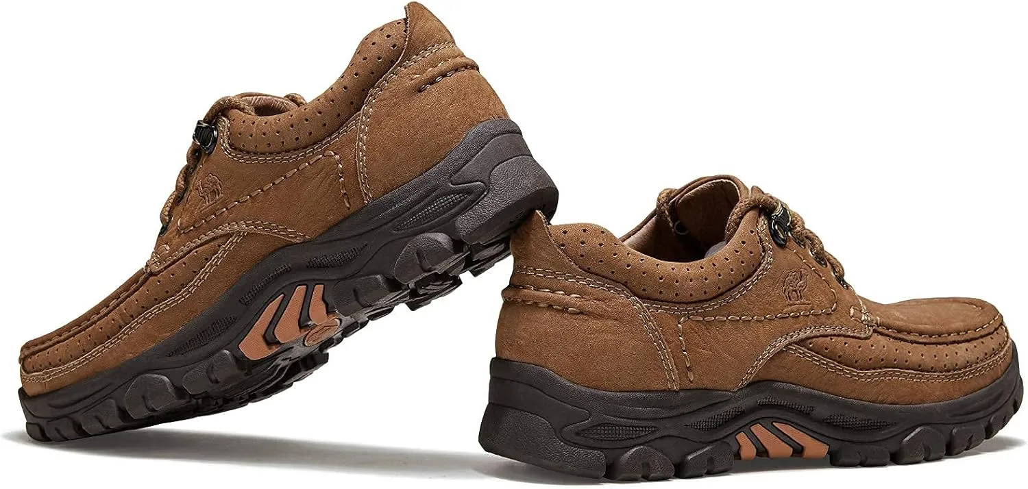 CAMEL CROWN Men Casual Shoes Loafers Comfortable Walking Shoes Oxford for Work Dress Travel-Lace up