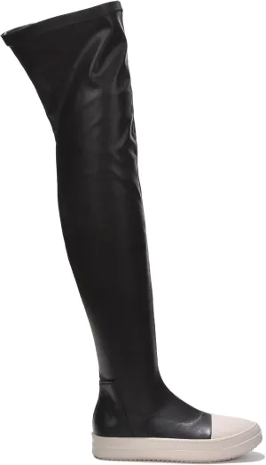Cape Robbin Women Lug Sole Over the Knee Thigh high Round Toe Flat boots