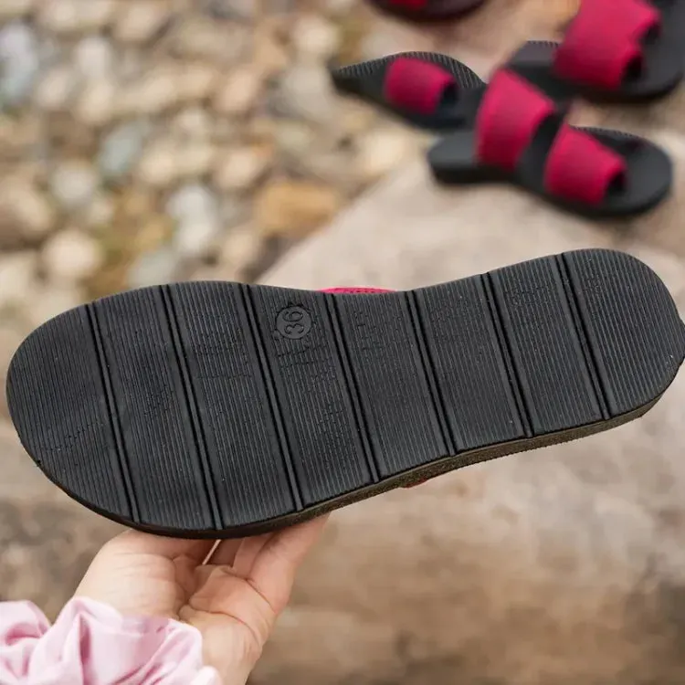 Celiaâ„?Perforated Mesh Slide Sandals