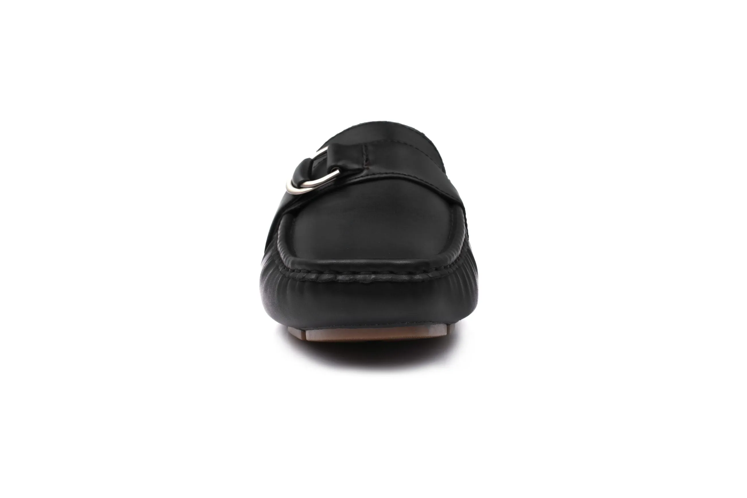Charter Buckle Loafers - Black