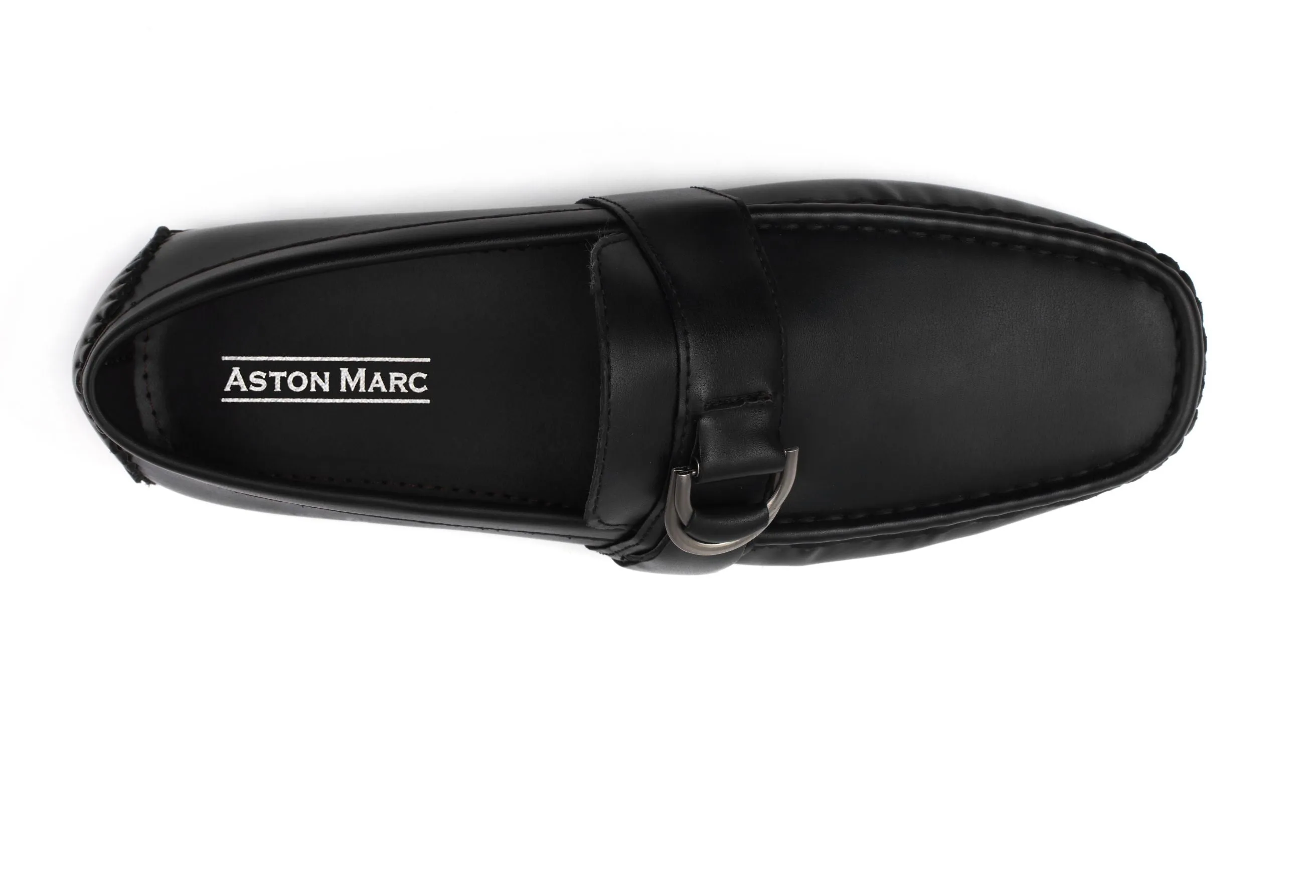 Charter Buckle Loafers - Black